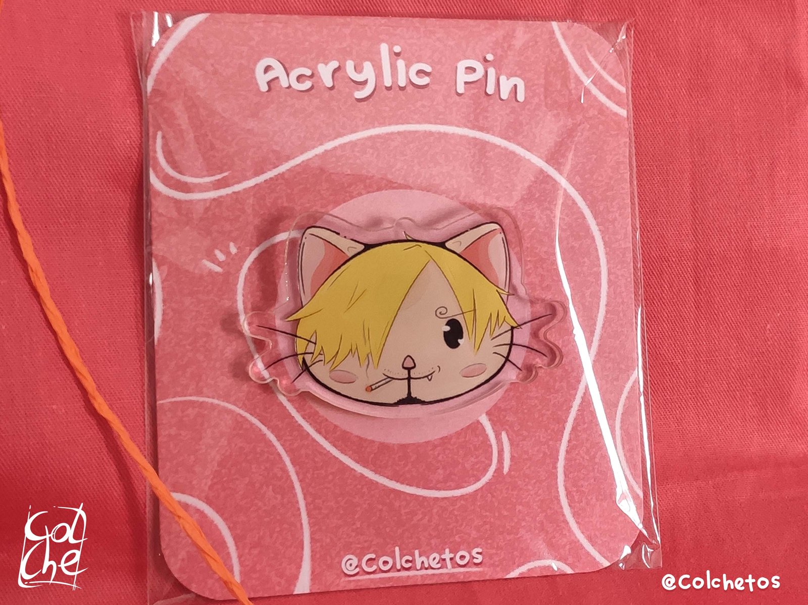 Sanji Cat One Piece - Pin | Colchetos